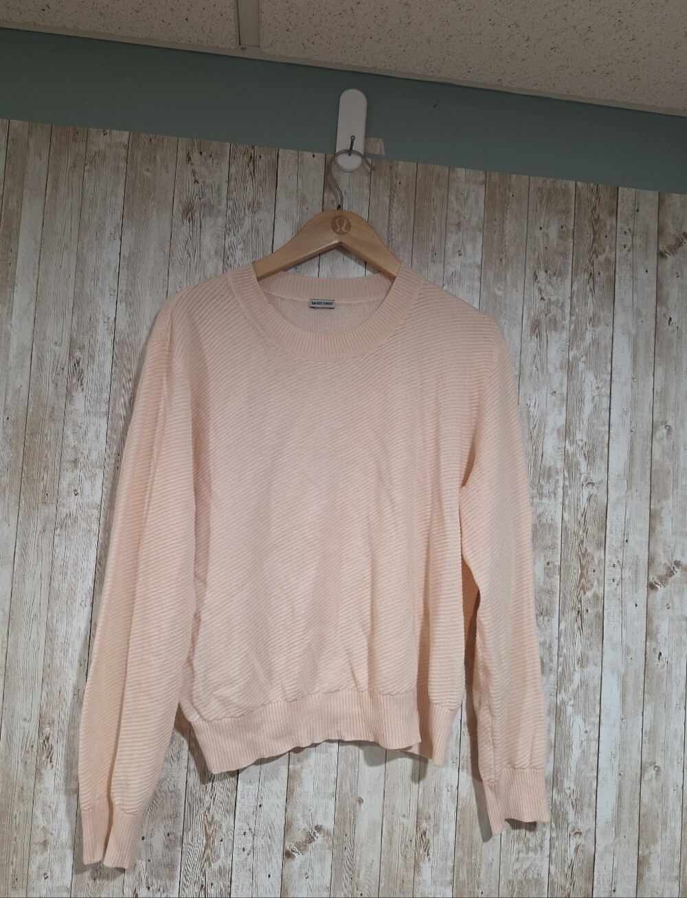 Rachel Comey Light Pink Lyocell Cashmere Sweater Minimalist Size M